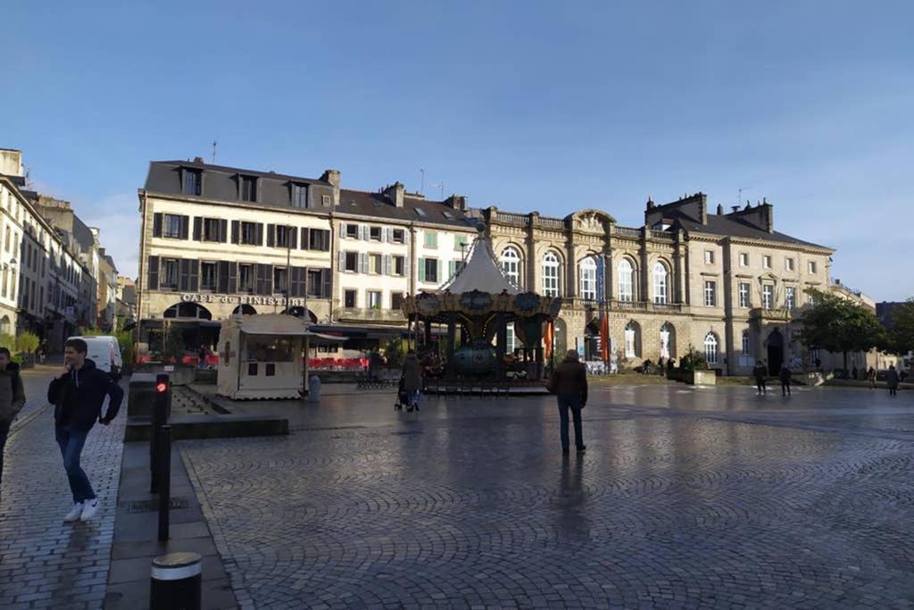 Logement Atypique Bien Etre Au Coeur De La Nature Quimper Buitenkant foto